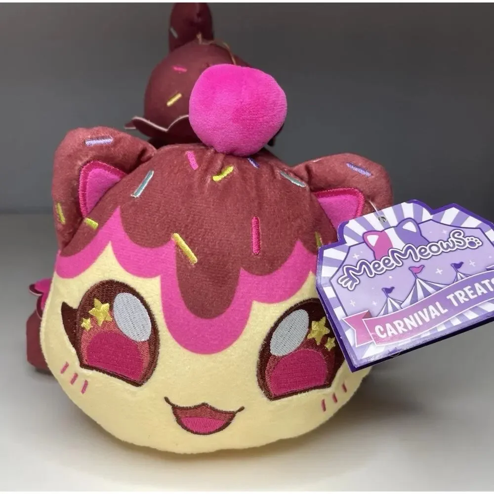 Aphmau MeeMeows Sundae Cat Vidcon Exclusive Plush 11” Carnival Treats - READ